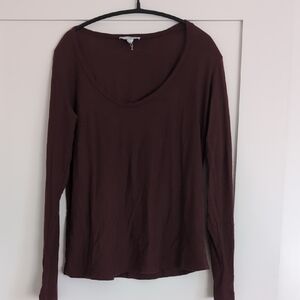 James Perse Long Sleeve Top